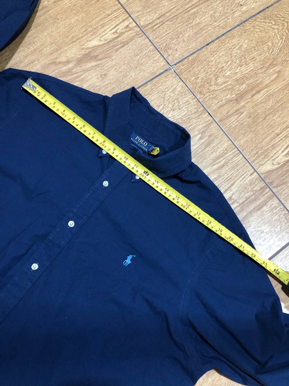 Polo Ralph Lauren Custom Fit Blue Shirt Logo Polo Ralph Lauren Size US XXL / EU 58 / 5 - 11 Thumbnail