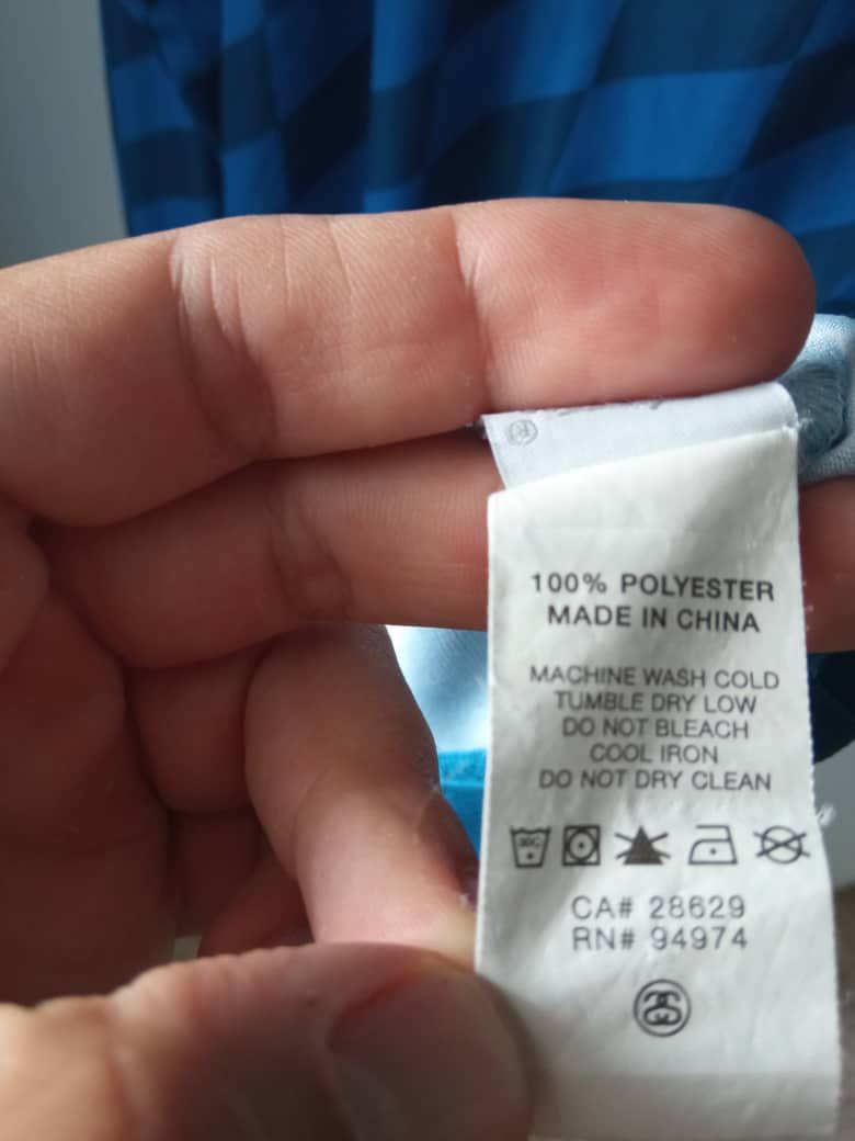 Hypebeast STUSSY BLUE SOCCER JERSEY Size US L / EU 52-54 / 3 - 9 Thumbnail