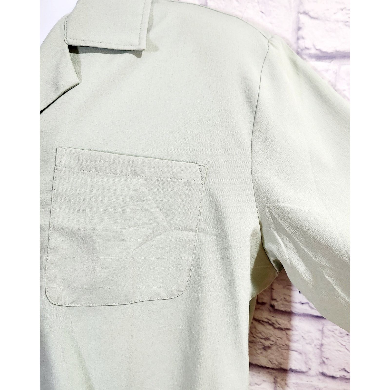 Other COOFANDY Mint Green Button Down Long Sleeve Shirt Large NWOT Size US L / EU 52-54 / 3 - 2 Thumbnail
