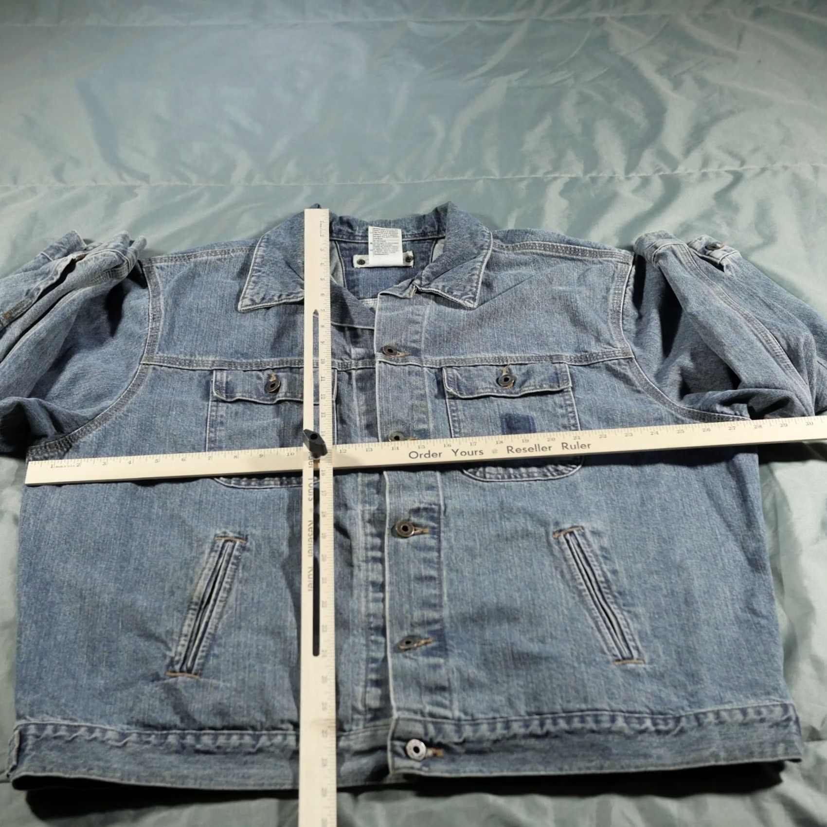 Carhartt VINTAGE Carhartt Jacket Mens 2XL Blue Denim Trucker Workwear Casual J186 Size US XXL / EU 58 / 5 - 7 Thumbnail