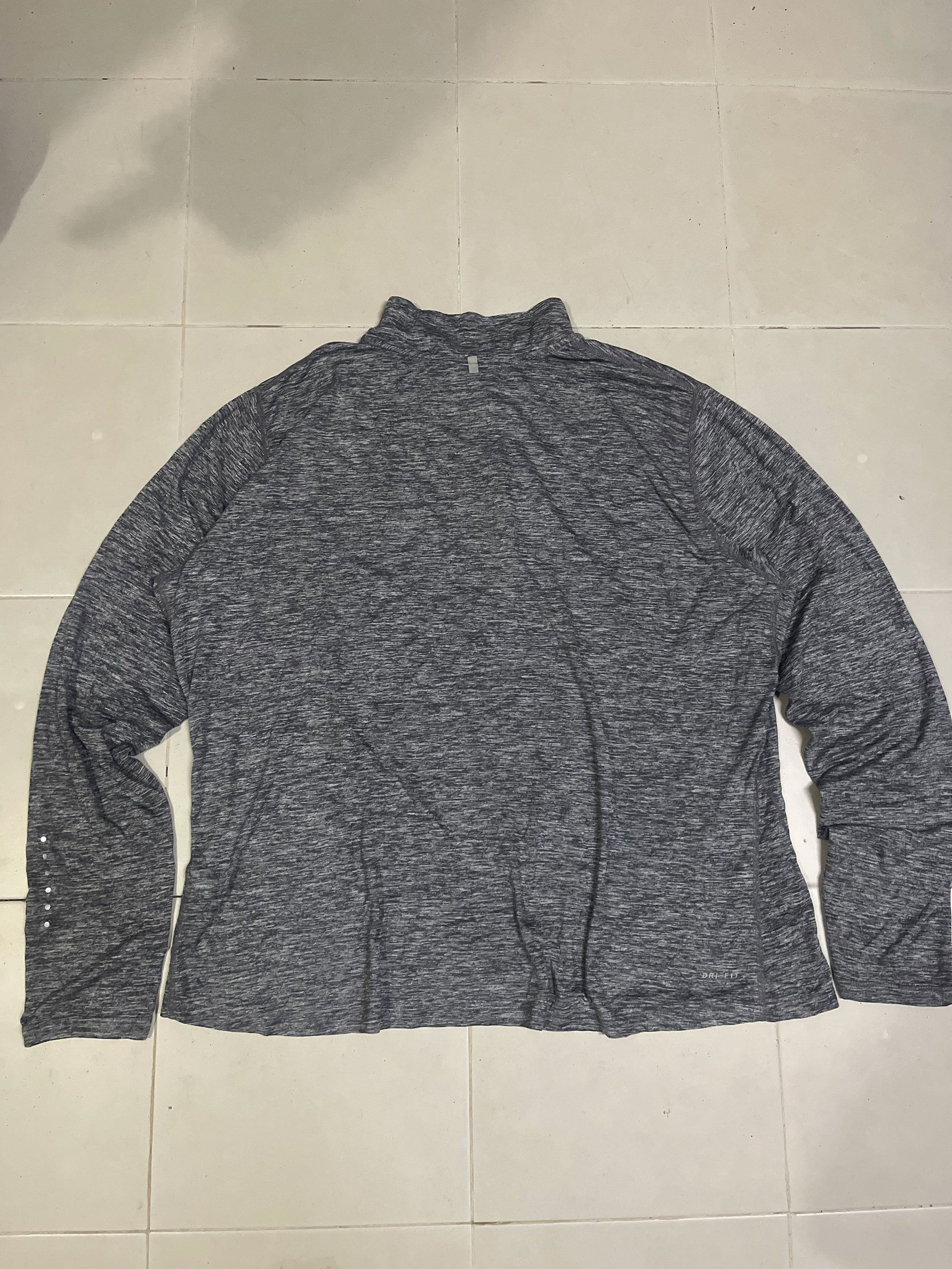 Nike Nike 1/4 Zipper Long Sleeve Running Kit Size US XXL / EU 58 / 5 - 3 Thumbnail