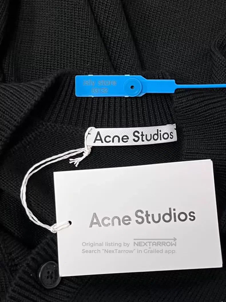 Acne Studios Acne Studios Solid color casual bow-knot embroidered knit Size US XS / EU 42 / 0 - 5 Thumbnail