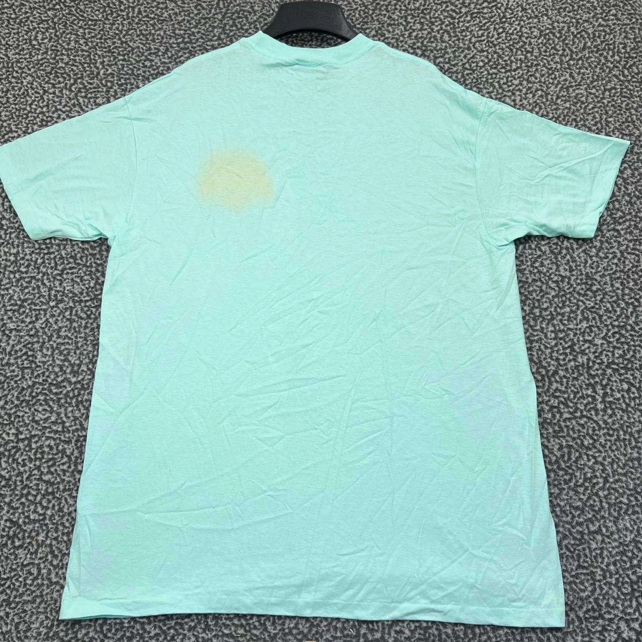 Anvil Vintage Circle Bell Shirt Men XL Blue Anvil Short Sleeve Size US XL / EU 56 / 4 - 2 Thumbnail