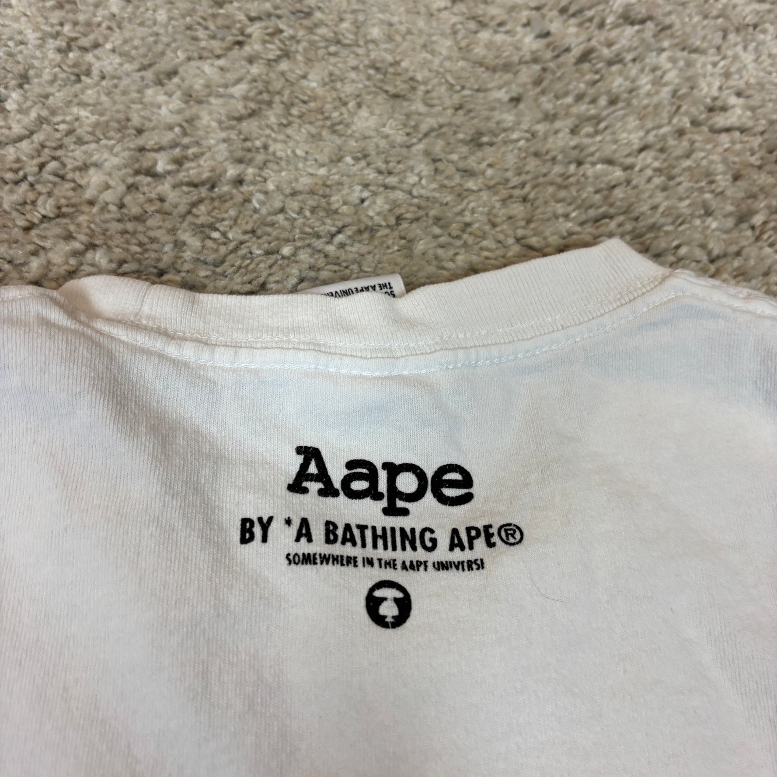 Aape × Bape Aape by A Bathing Ape Universe APUNVS T Shirt Men's Medium Size US M / EU 48-50 / 2 - 4 Thumbnail