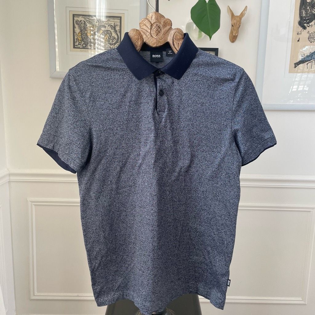 Hugo Boss Hugo Boss Polo Golf Short Dark Blue Slim Fit L Size US L / EU 52-54 / 3 - 1 Thumbnail