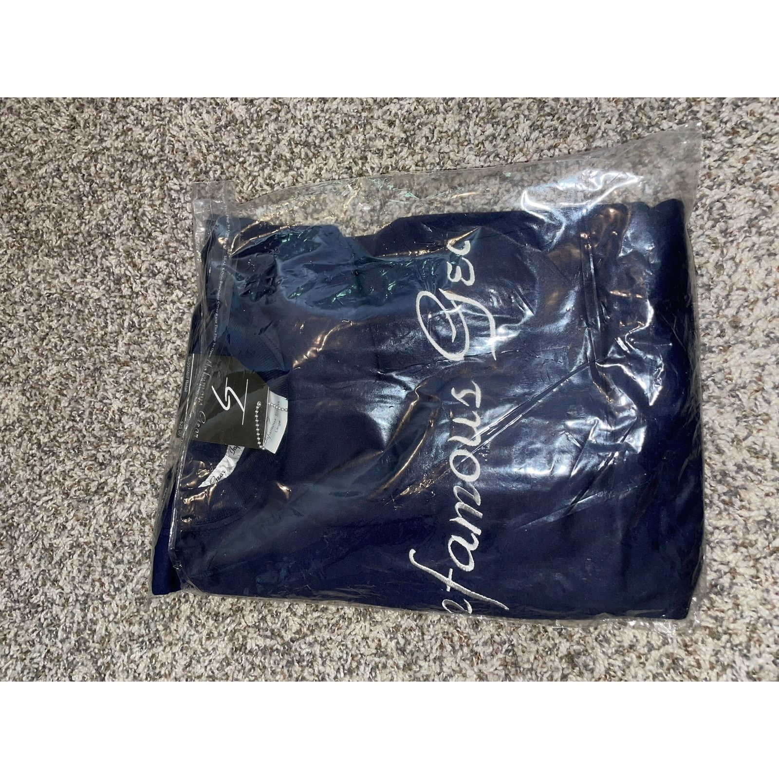 Vintage NWT 2000s Infamous Gear Blue White Script Shirt Tee Y2K L Size US L / EU 52-54 / 3 - 10 Thumbnail