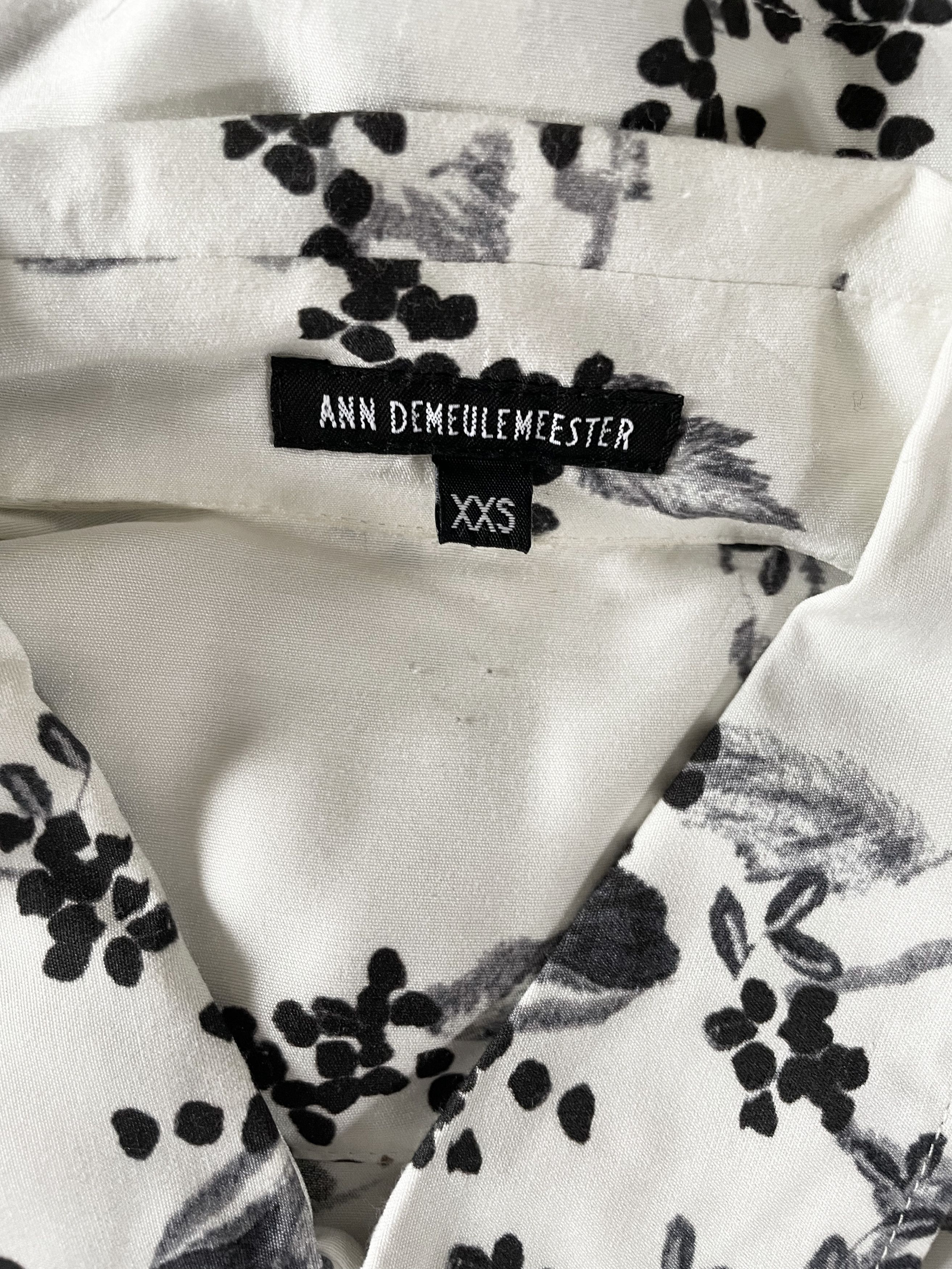 Ann Demeulemeester S/S18 Victoria Blossom Shirt Size US S / EU 44-46 / 1 - 2 Thumbnail