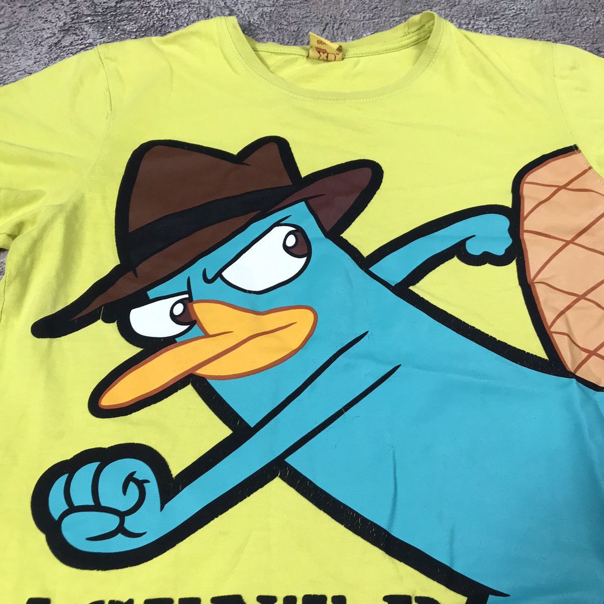 Vintage Vintage Y2K Agent P Graphic Tee Sun Faded Cartoon Streetwear Size US XS / EU 42 / 0 - 3 Thumbnail