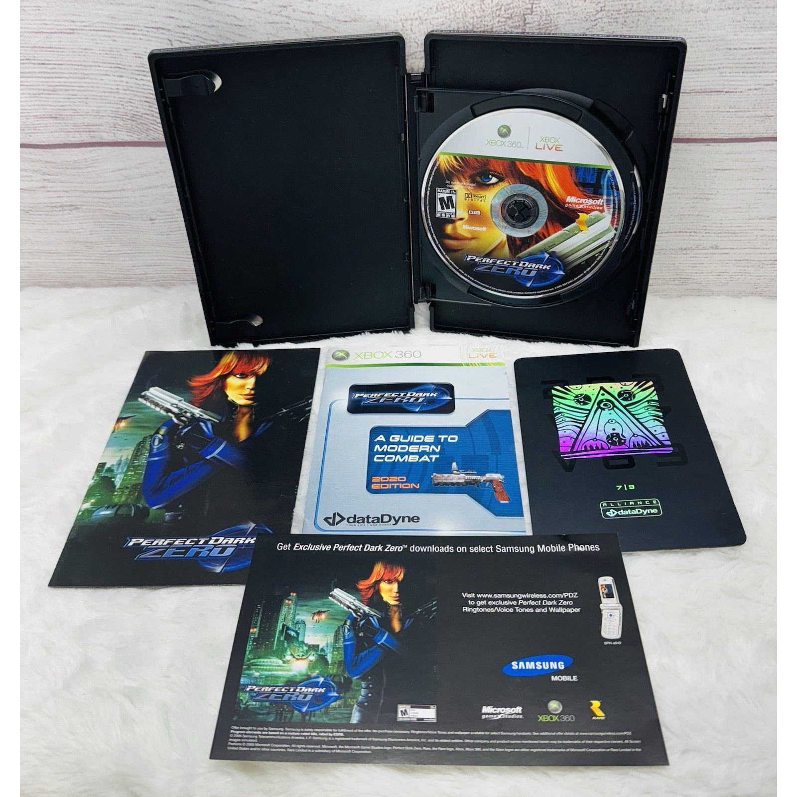 Sony Perfect Dark Zero (Xbox 360, 2005) Limited Collector's Editi Size ONE SIZE - 9 Thumbnail