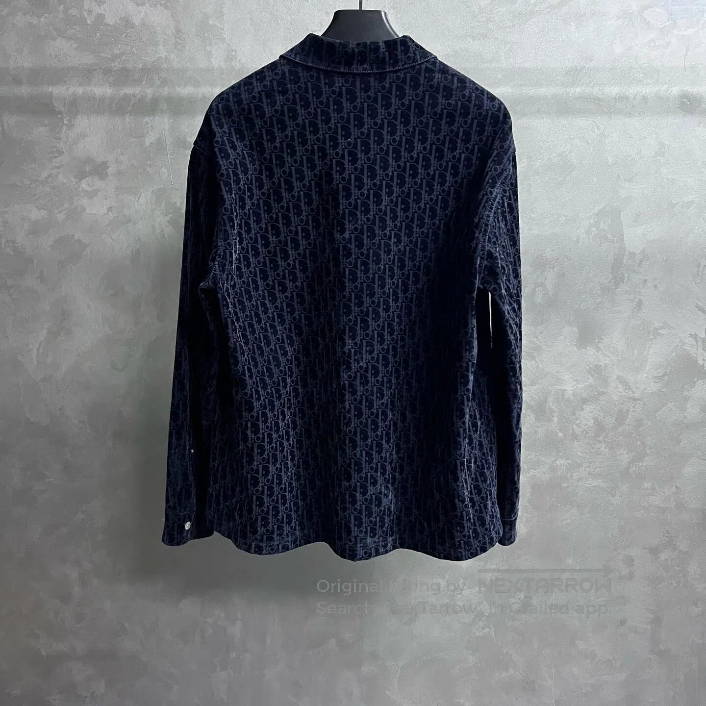 Dior Dior Long-sleeved shirt with a diagonal pleated collar| Size US L / EU 52-54 / 3 - 5 Thumbnail