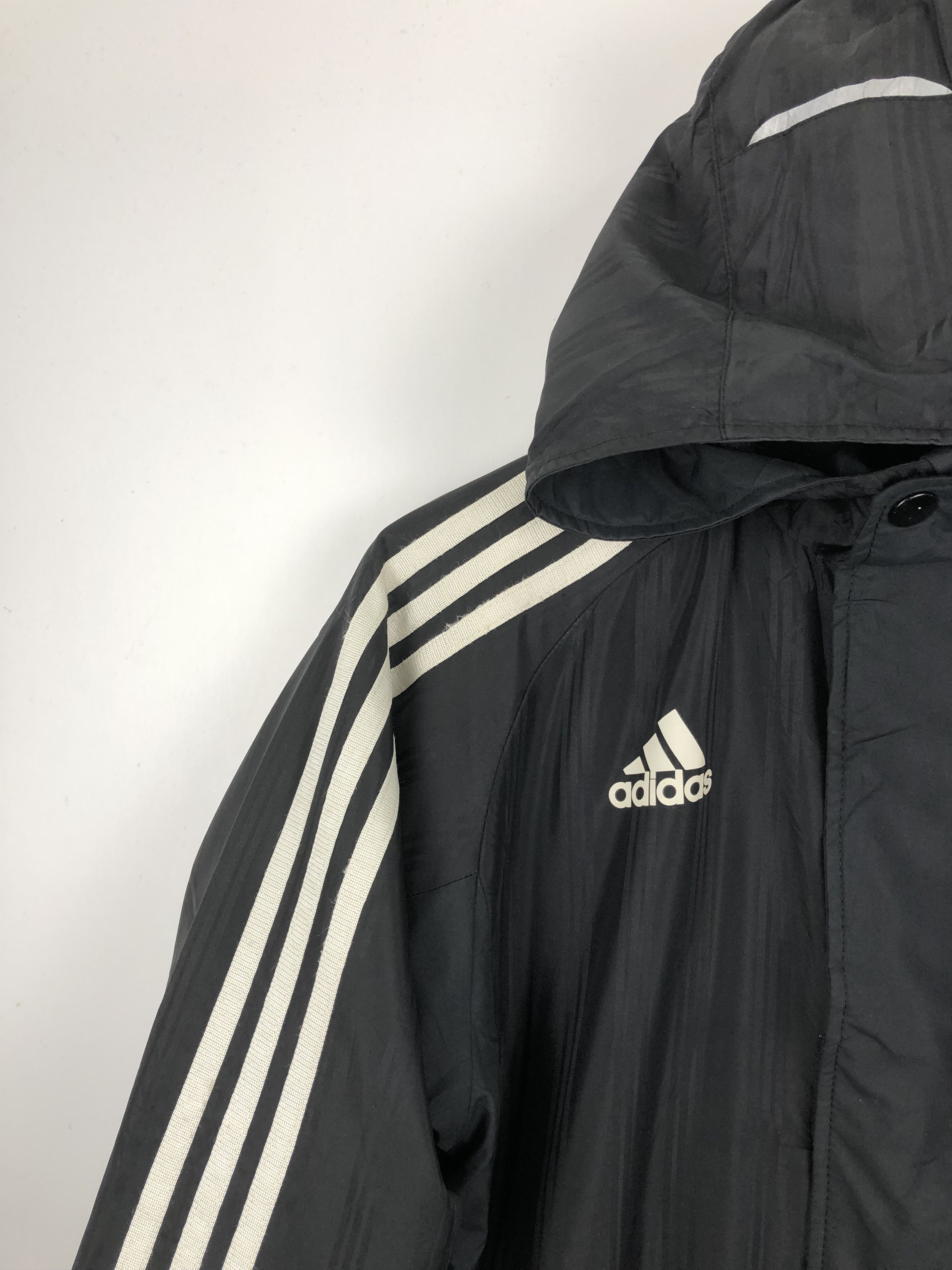 Vintage Vintage Adidas Hoodie Long Jacket J0766 Size US M / EU 48-50 / 2 - 9 Thumbnail
