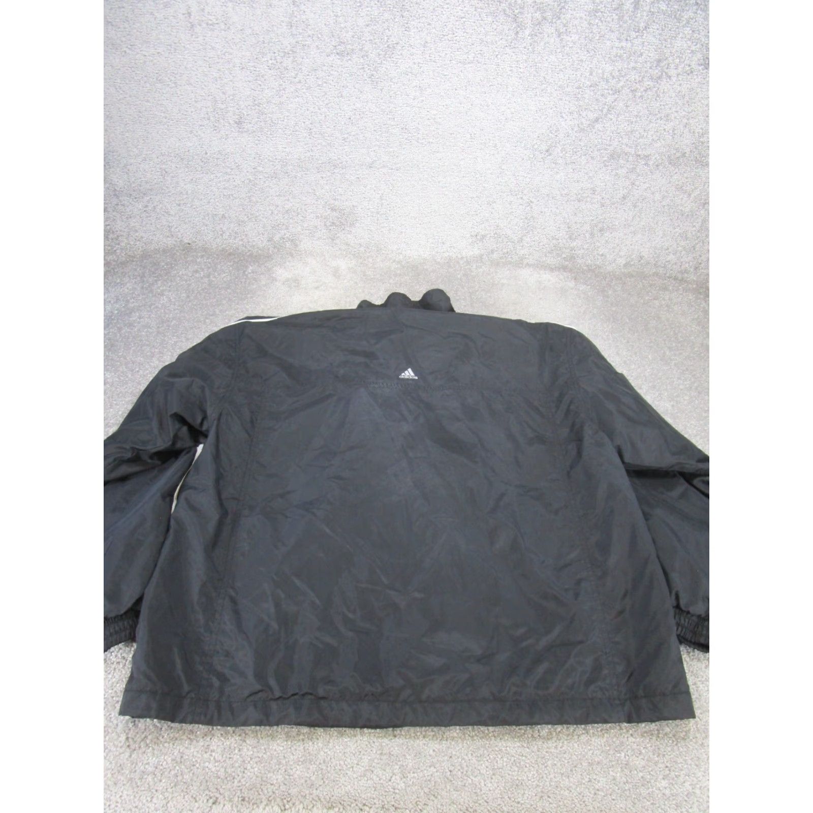 Adidas Adidas Jacket Mens Large Black Softshell Lightweight Windbreaker Stain Size US L / EU 52-54 / 3 - 3 Thumbnail