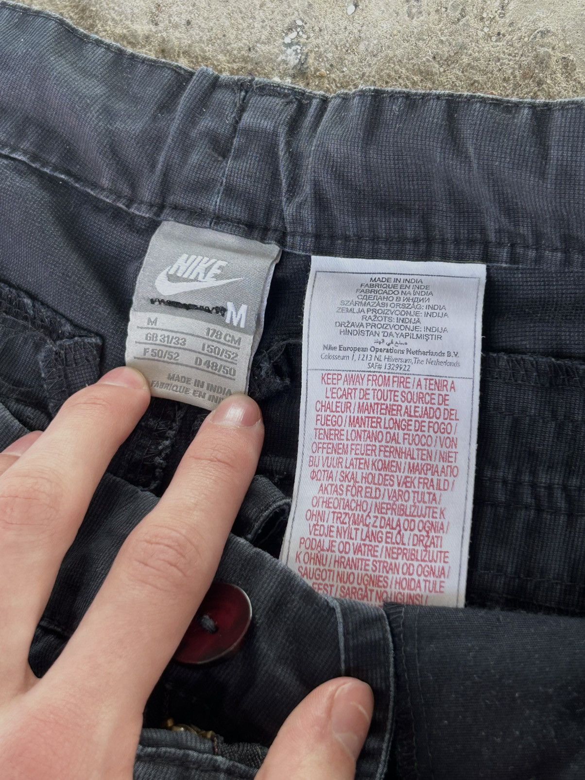 Nike × Vintage Vintage Nike Cargo Shorts Y2K grunge Size US 32 / EU 48 - 12 Thumbnail
