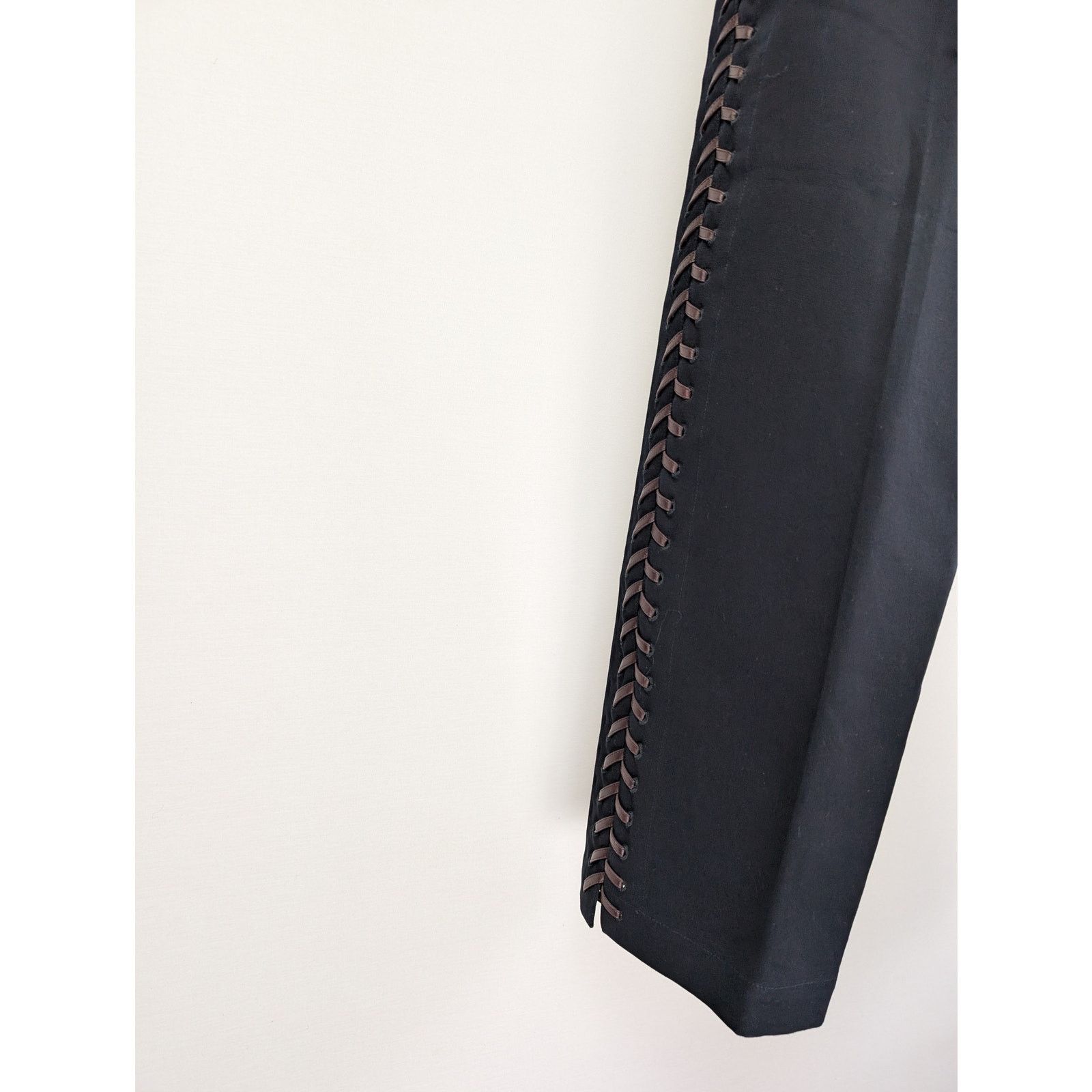 Bottega Veneta o1rshd1 Double Cotton Canvas Trousers in Space Black Size US 34 / EU 50 - 10 Thumbnail