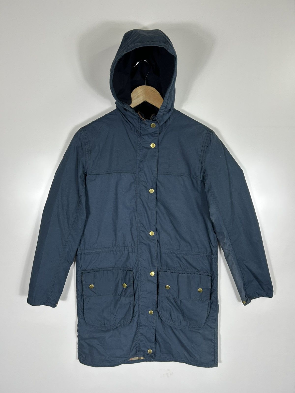 Barbour 🔥Barbour Hooded Zipper Faded Parka Jacket Size S / US 4 / IT 40 - 1 Thumbnail