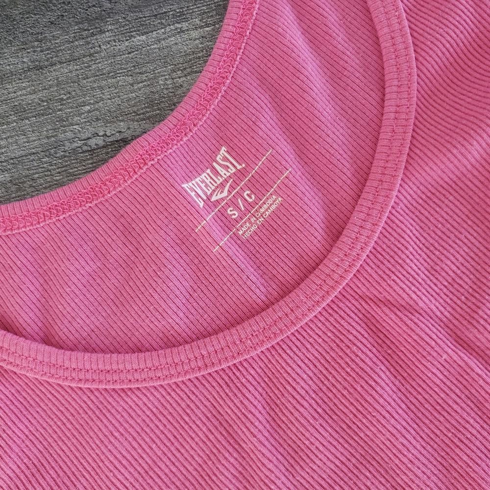 Everlast Pink Classic Everlast Athletic Ribbed Tank Size S / US 4 / IT 40 - 3 Thumbnail