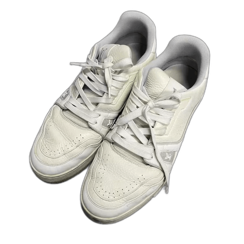 Louis Vuitton Louis Vuitton White Low-top Fashion Sneakers Size US 8.5 / EU 41-42 - 1 Thumbnail