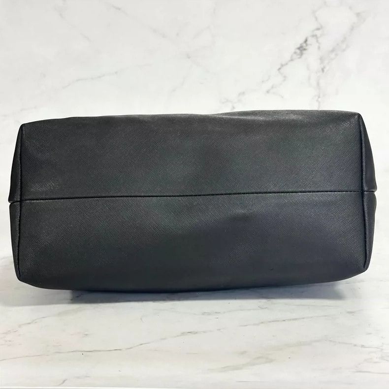 Vivienne Westwood Vivienne Westwood size os Black leather Saturn tote bag Size ONE SIZE - 4 Thumbnail