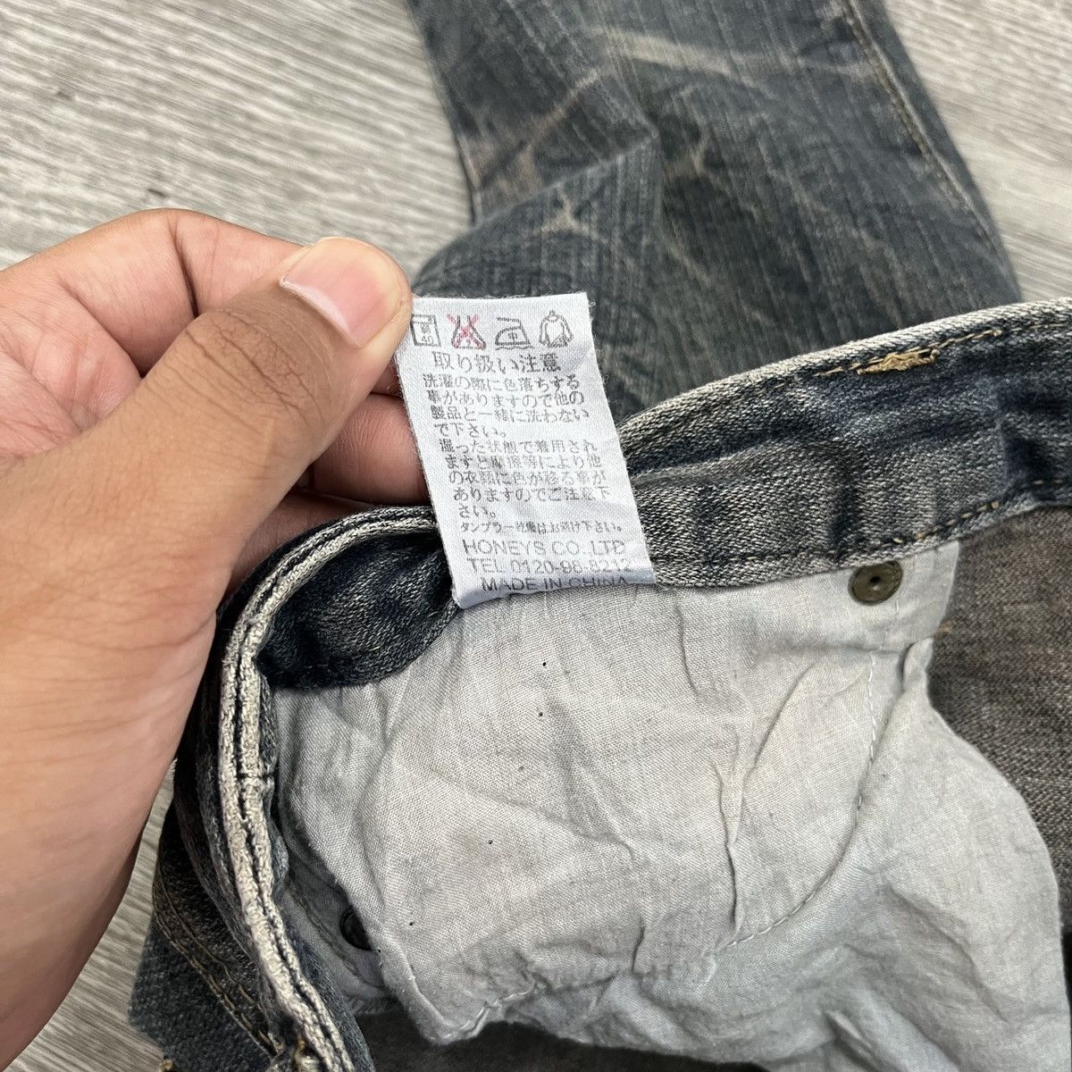 14th Addiction Flare Denim Colza Clawn Marks Fade Washed Lgb Style Size US 30 / EU 46 - 12 Thumbnail