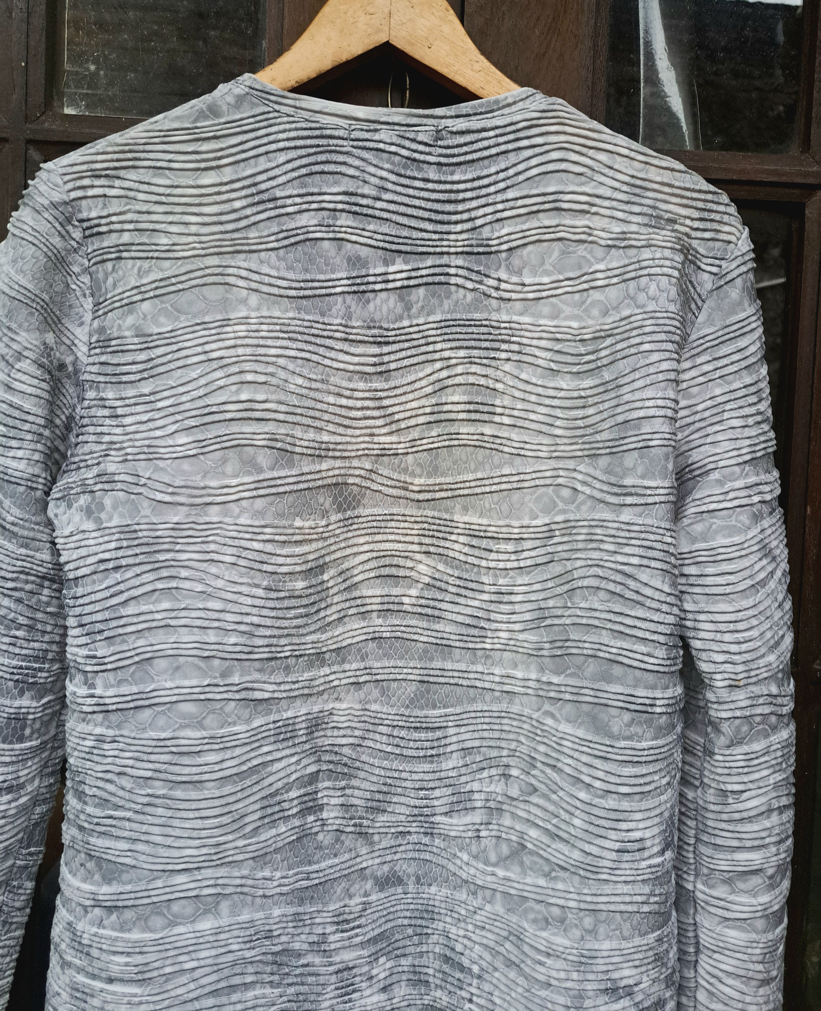 If Six Was Nine Tornado Mart Pleated Long Sleeve Tshirt Size Large Size L / US 10 / IT 46 - 4 Thumbnail