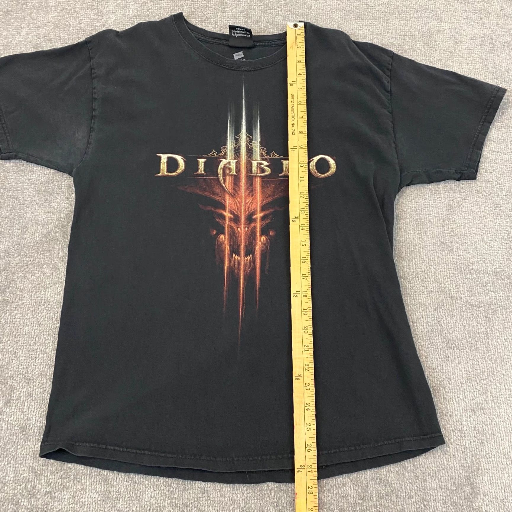 Doublet VINTAGE Diablo x Jinx Shirt Mens Large Blizzard Double Sided Tee Goth Grunge Y2K Size US L / EU 52-54 / 3 - 5 Thumbnail