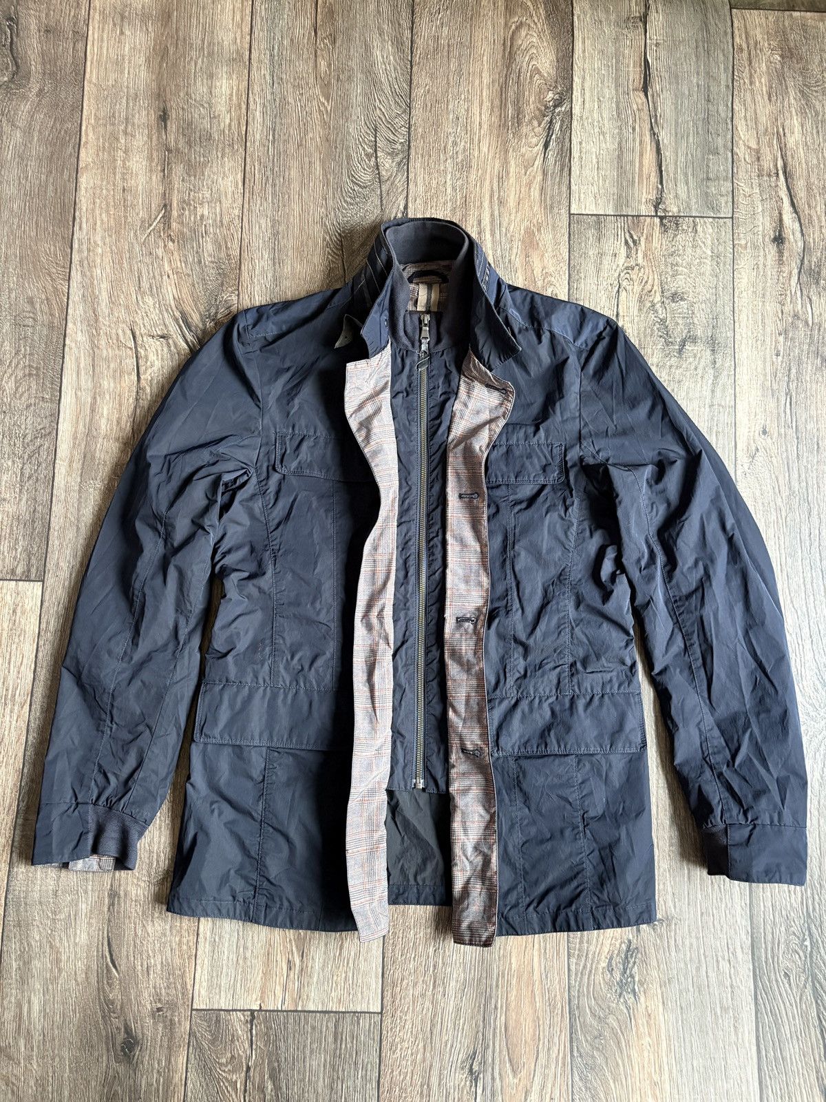 Gimo's Gimo's Men's Light Multi Pocket Italian Designer Jacket Size US M / EU 48-50 / 2 - 3 Thumbnail
