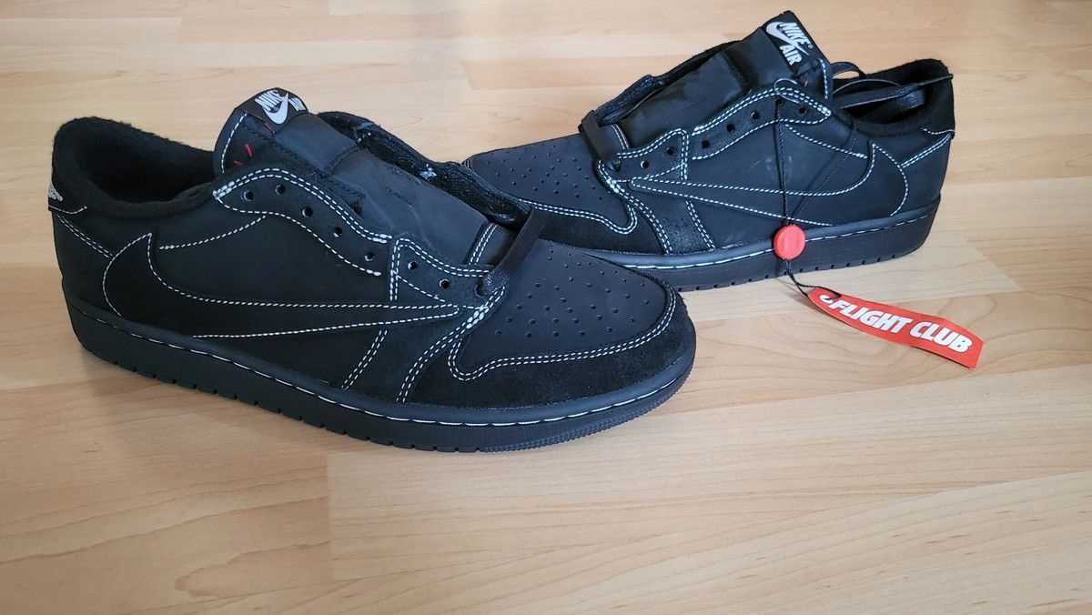 Jordan Brand × Travis Scott Jordan 1 Low Travis Scott Black Phantom Size US 9 / EU 42 - 7 Thumbnail