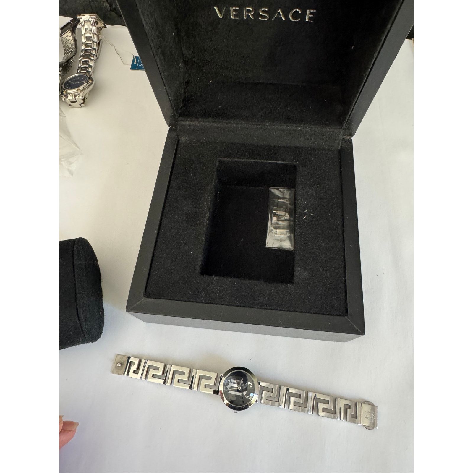 Versace Mint Condition Silver Versace Meandros Watch Size ONE SIZE - 2 Thumbnail