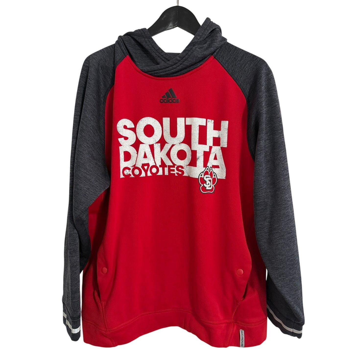 Adidas South Dakota Coyotes Hoodie Sweatshirt Men's Size XL Size US XL / EU 56 / 4 - 1 Thumbnail