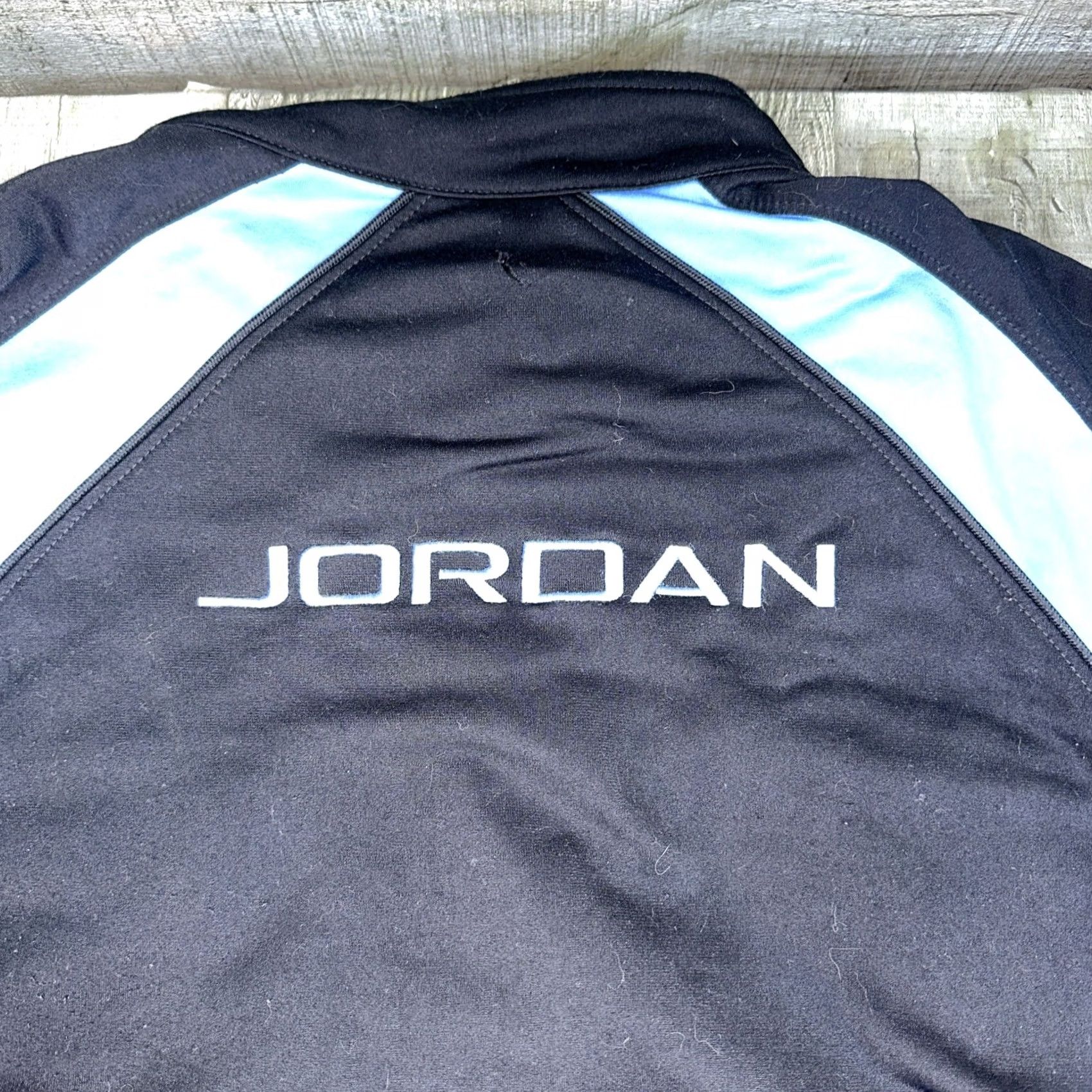 Jordan Brand VINTAGE Jordan Jumpman Basketball Jacket Mens L Black Blue Track Size US L / EU 52-54 / 3 - 7 Thumbnail