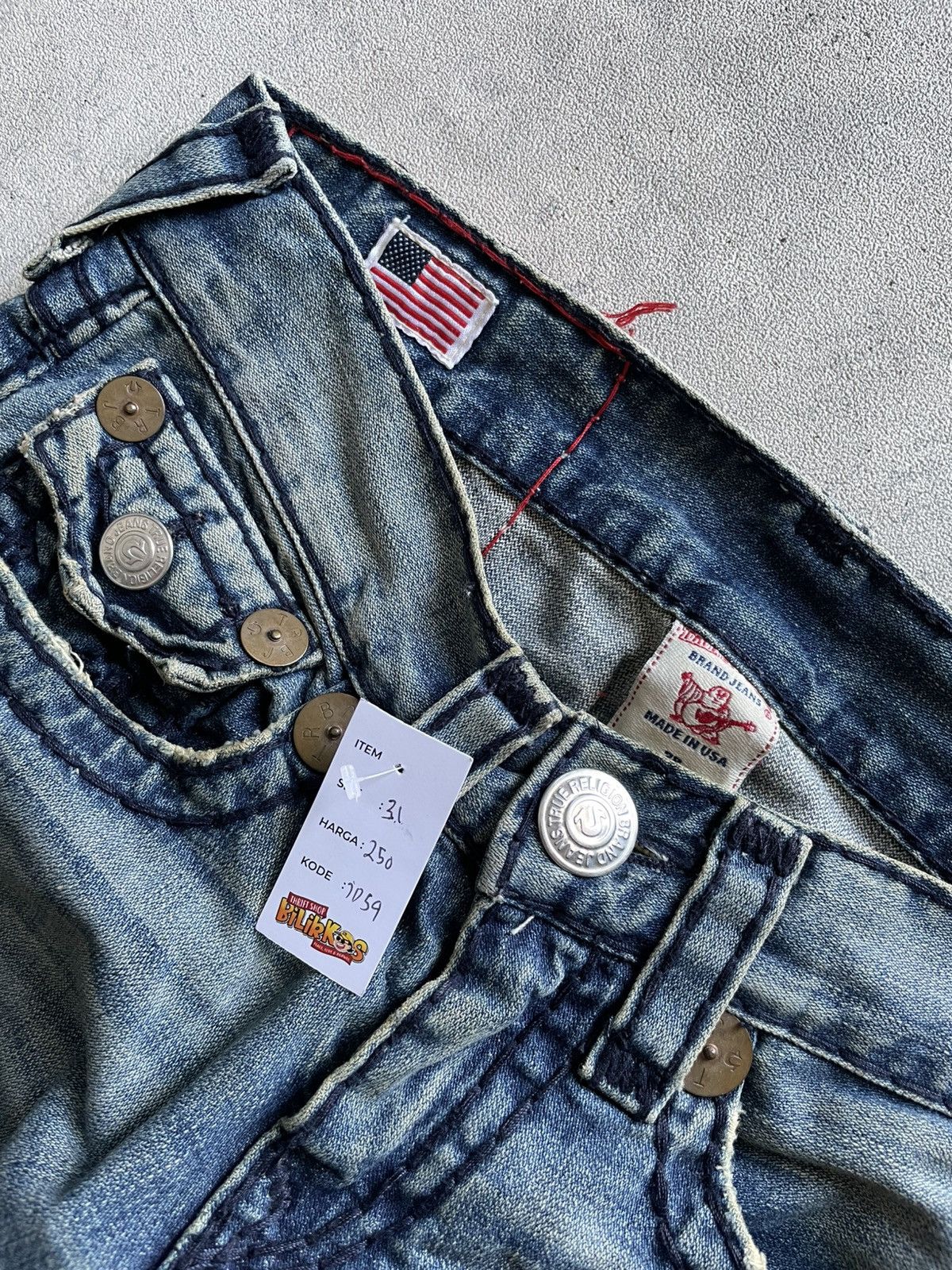 True Religion Japanese Brand X True Religion Jeans Size US 31 - 6 Thumbnail