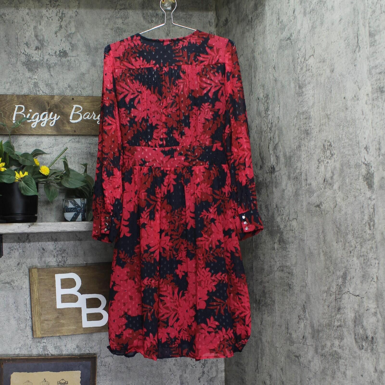 Tommy Hilfiger New Tommy Hilfiger Dress Sky Captain / Persian Red 12 Size XL / US 12-14 / IT 48-50 - 2 Thumbnail