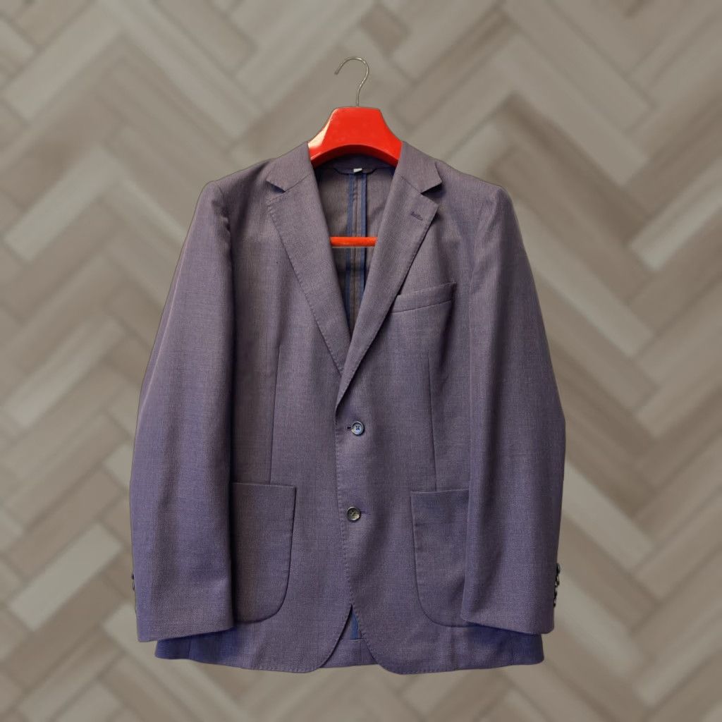 Bonobos BONOBOS Comero Unconstructe Wool Blazer Jacket 40 Regular Dark Plum Slim Men Size 40R - 1 Thumbnail