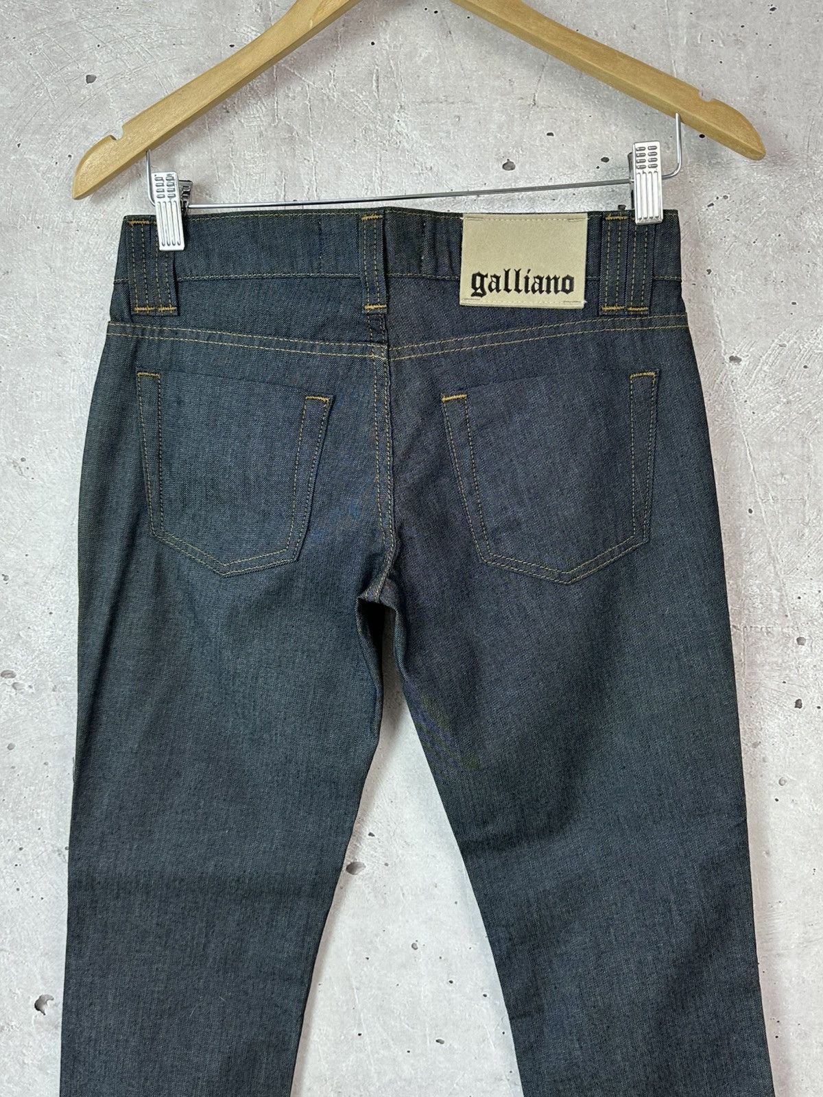 John Galliano NWT Galliano Vintage Made in Italy Dark Grey Women’s Jeans Size 26" / US 2 / IT 38 - 6 Thumbnail