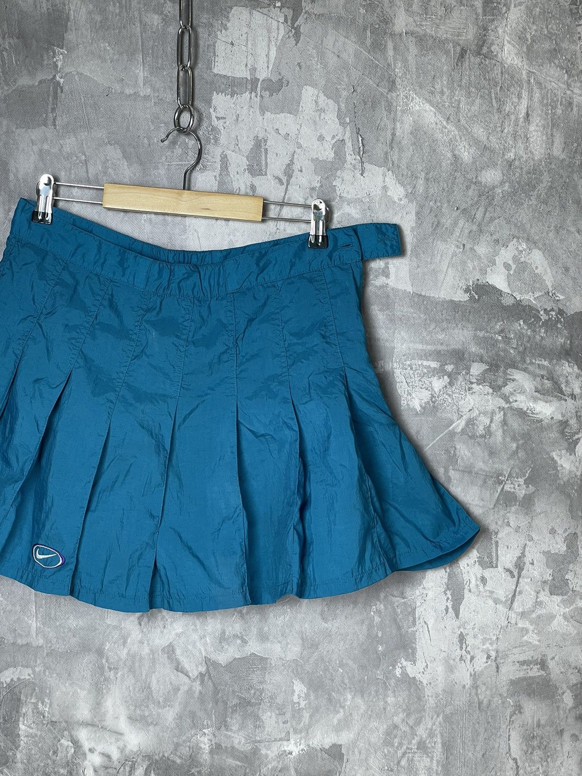 Nike × Vintage Vintage Y2K NIKE SWOOSH FLARED SPORTS Tennis Skirt 90s Style Size 36" / US 14 / IT 50 - 4 Thumbnail