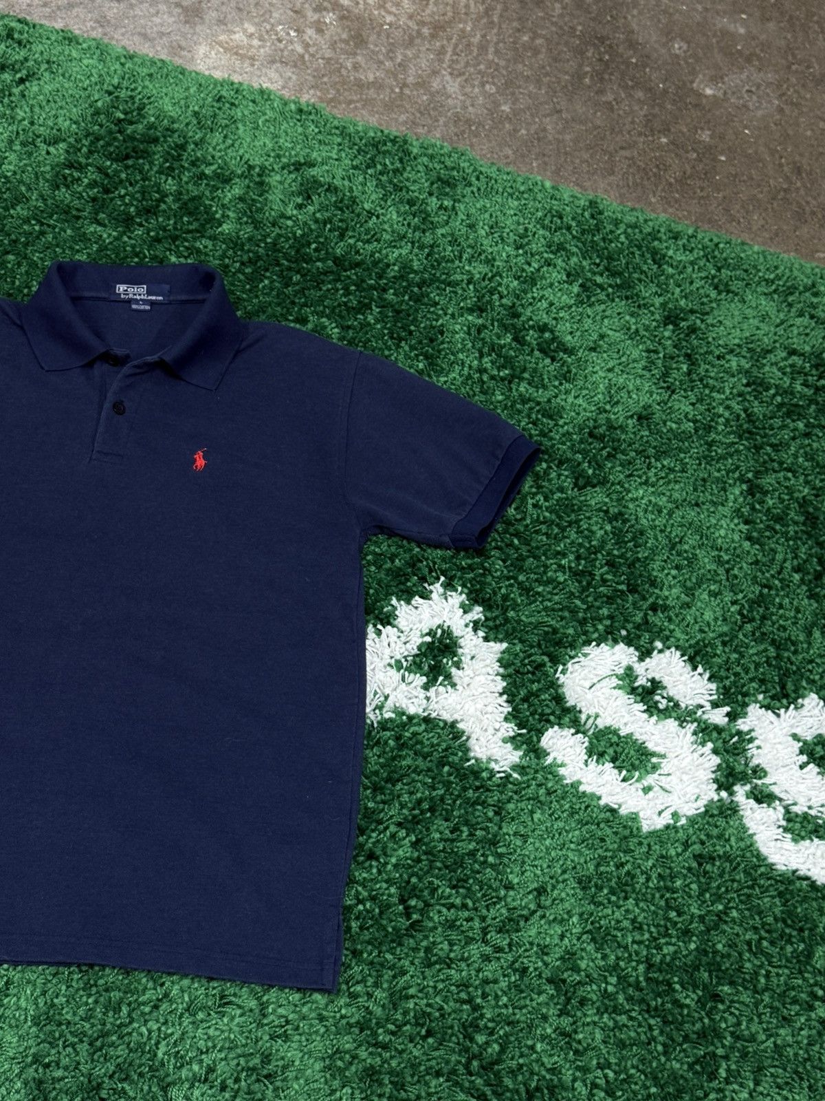 Polo Ralph Lauren Polo Ralph Lauren Classic Horse Logo Navy Red Shirt PRL Size US L / EU 52-54 / 3 - 2 Thumbnail