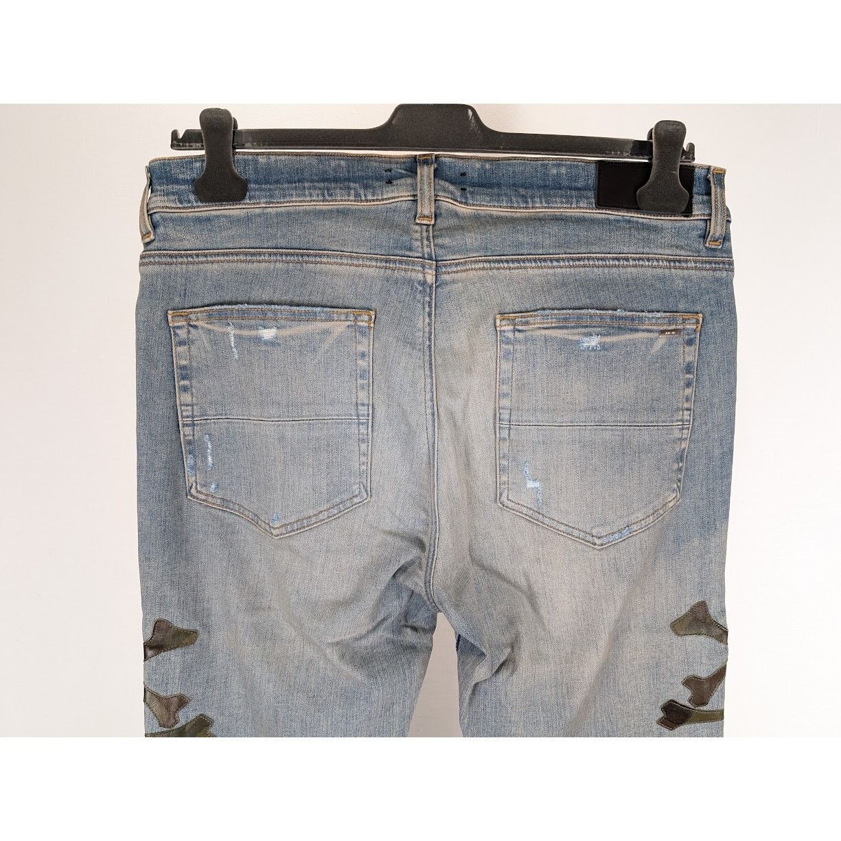 Amiri o1rshd1 Q:2 / Camo Bones Jeans in Clay Indigo Size US 36 / EU 52 - 19 Thumbnail