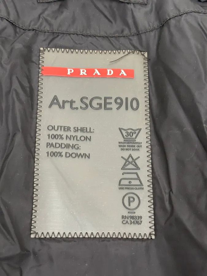 Prada FW2008 Prada Black Nylon Quilted Puffer Jacket Size US M / EU 48-50 / 2 - 11 Thumbnail
