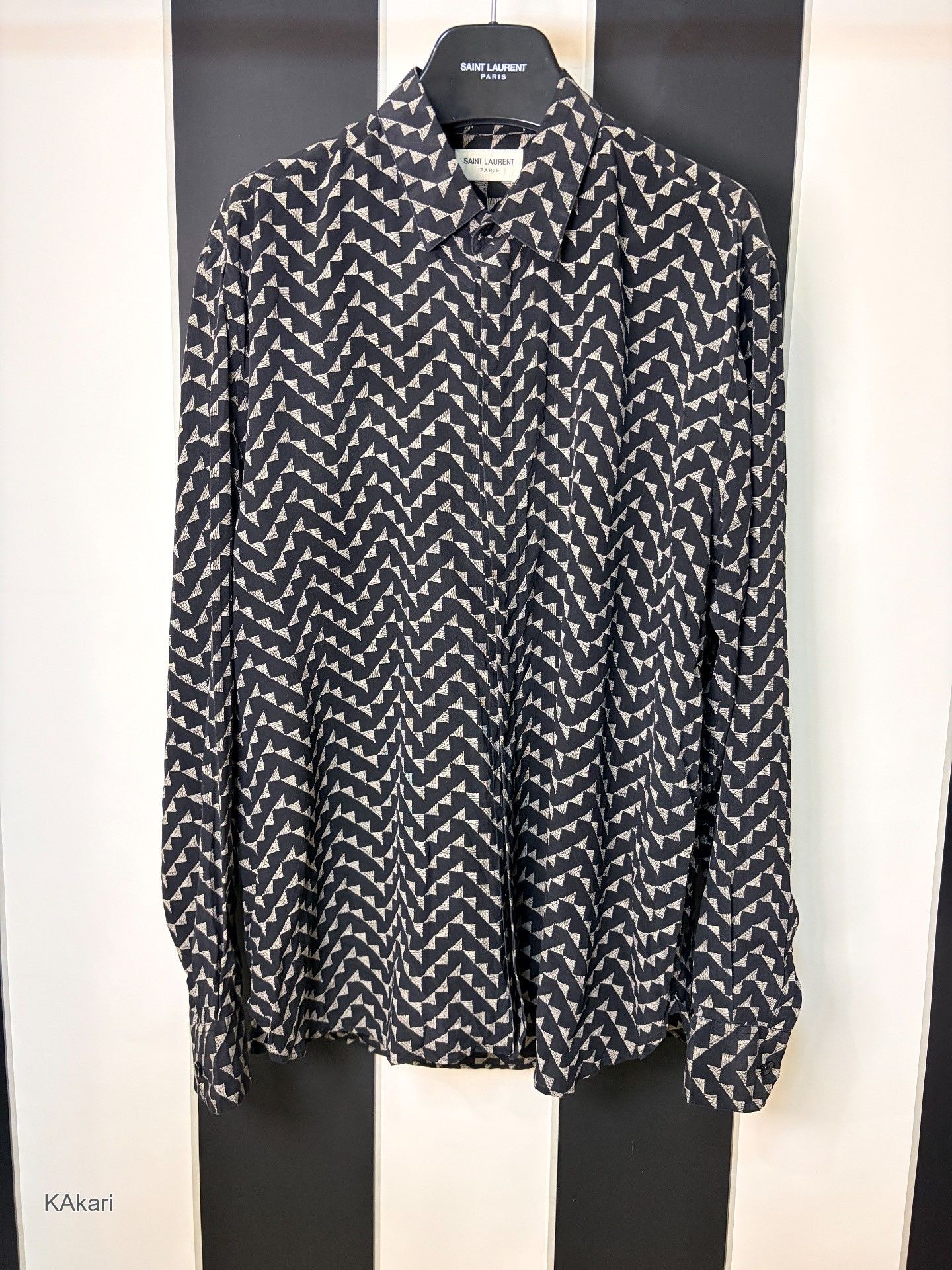 Saint Laurent Paris Saint Laurent 2019 FW Silk Shirt Size US XS / EU 42 / 0 - 1 Thumbnail