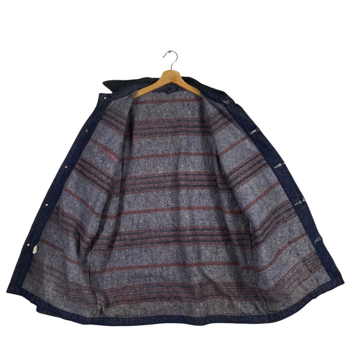 Wrangler Vintage Men’s 1950s Wool Blanket Lined Blue Bell Denim Size US L / EU 52-54 / 3 - 6 Thumbnail
