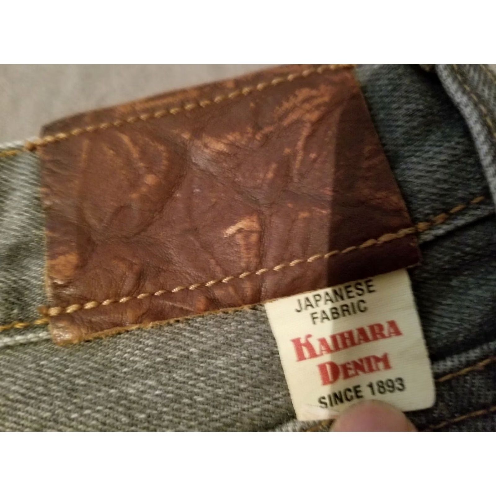 Denime Mens J. Crew 770 Jeans Gray Straight Denim Pants 31x34 Size US 31 - 4 Thumbnail