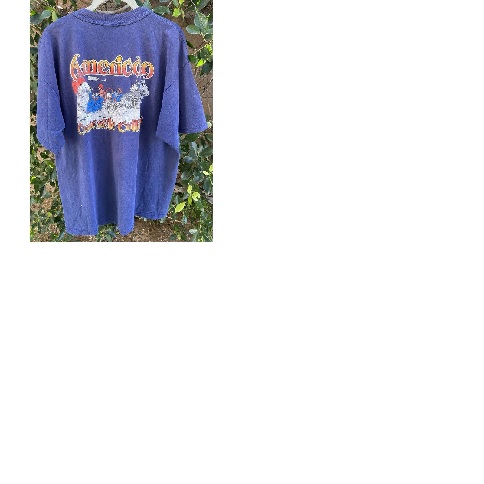 Vintage VINTAGE American Pocket Tee Graphic Graphic T-Shirt XL Blue USA 90s Mens Short Sleeve Crew Neck Pockets Back Graphic 1990s Size US XL / EU 56 / 4 - 12 Thumbnail