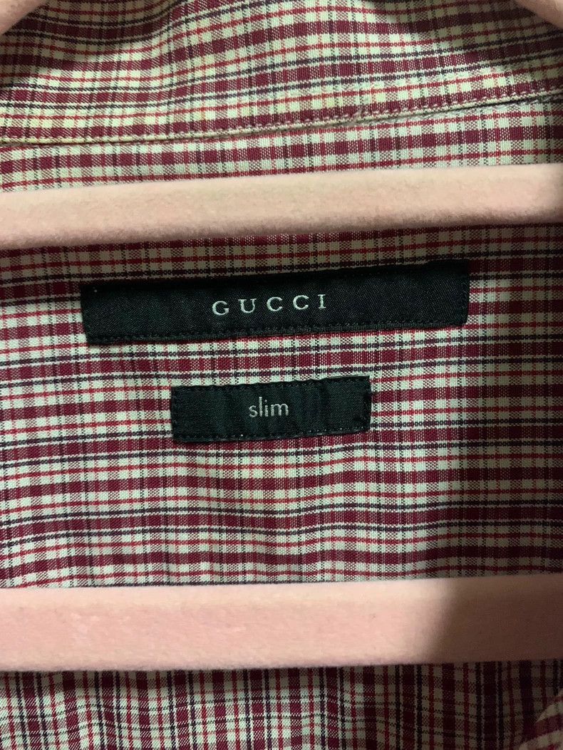 Gucci Gucci Checkered Long Sleeve Shirt-2507 Size US L / EU 52-54 / 3 - 8 Thumbnail