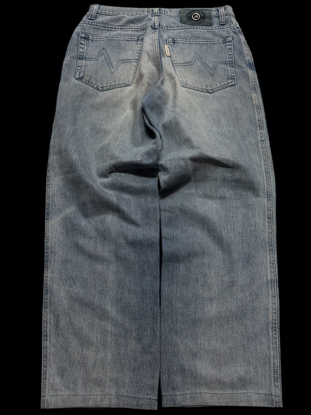 Iceberg 💥BAGGY💥90s WIDE ICEBERG MADE ITALY GRUNGE WASHED JEANS Size US 29 - 2 Thumbnail