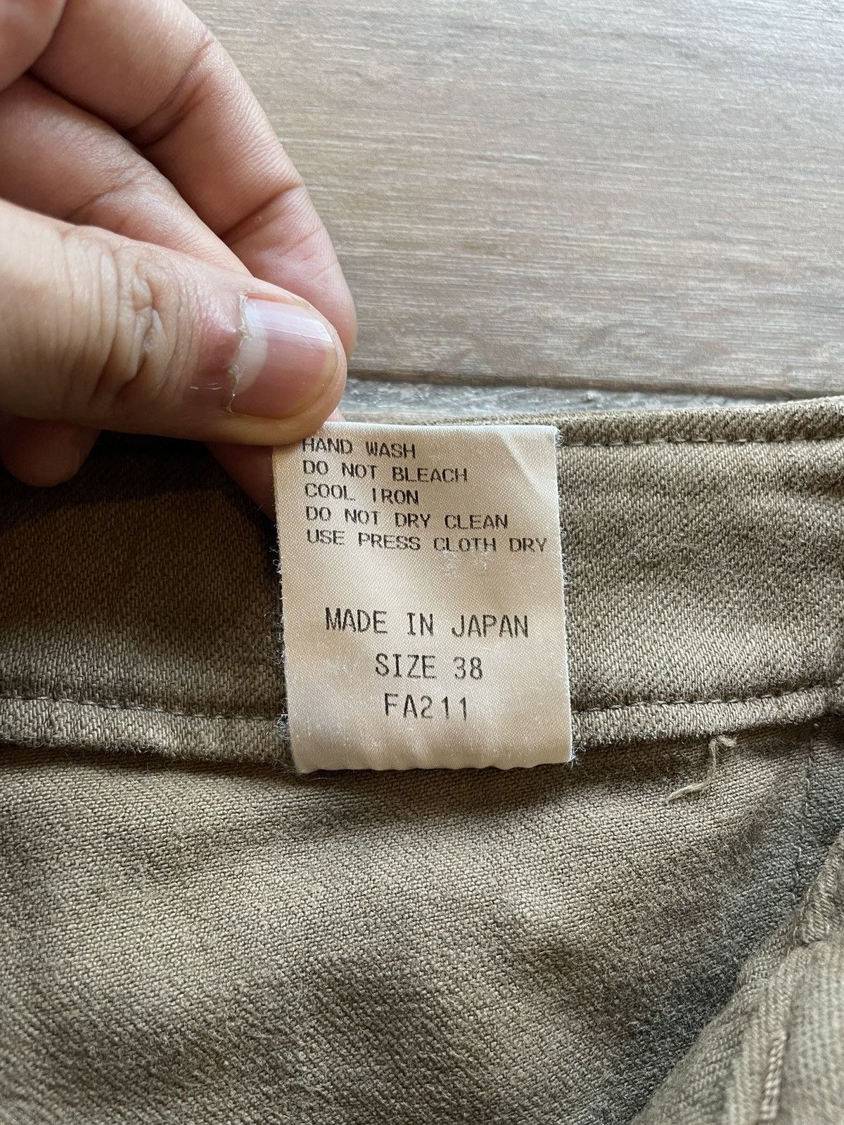 Japanese Brand × Le Grande Bleu (L.G.B.) × Share Spirit Homme Share Spirit Flared Cotton Pant Size US 26 / EU 42 - 10 Thumbnail