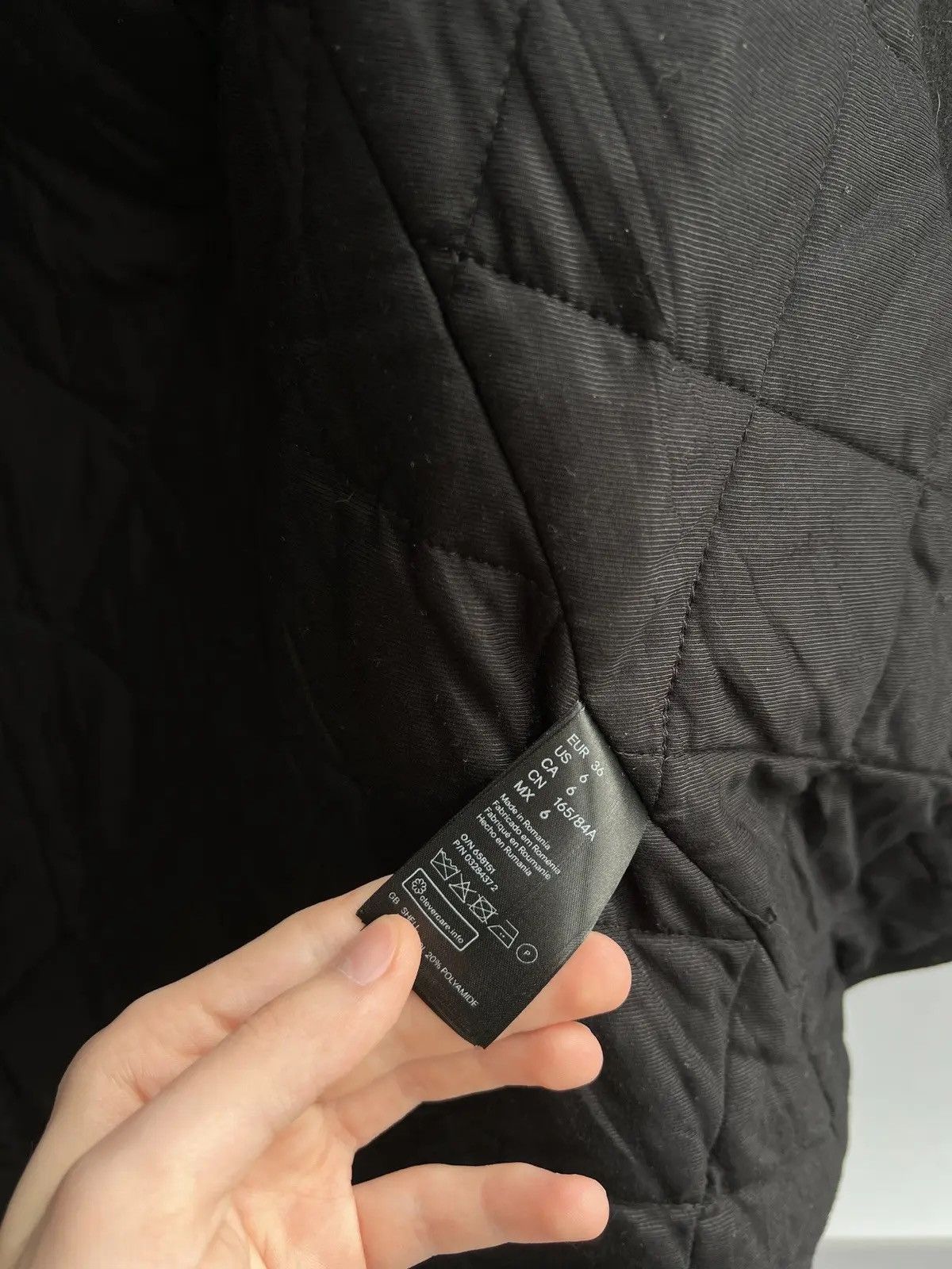 Balmain × Designer × Vintage Vintage Balmain x H&M Black Double Breasted Wool Coat Womens Size S / US 4 / IT 40 - 10 Thumbnail