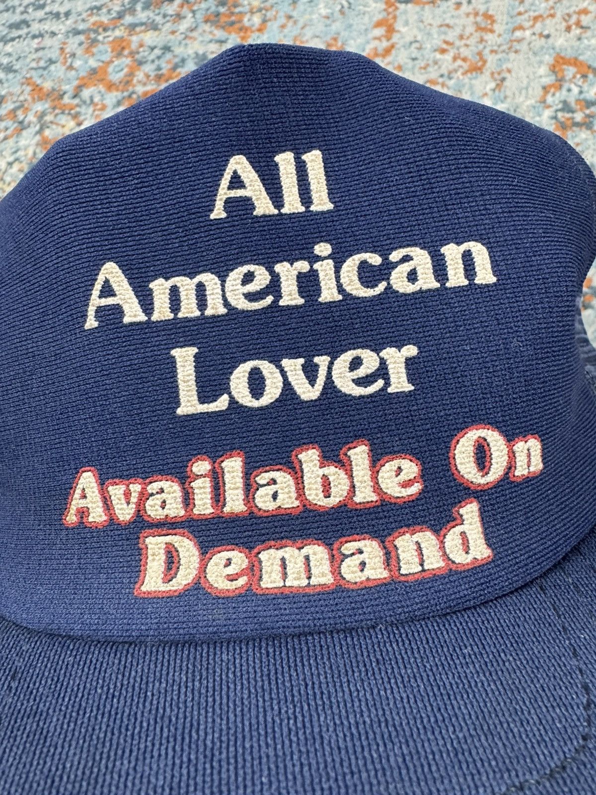 Vintage Vintage 90s All American lover trucker hat made in USA sex Size ONE SIZE - 6 Thumbnail