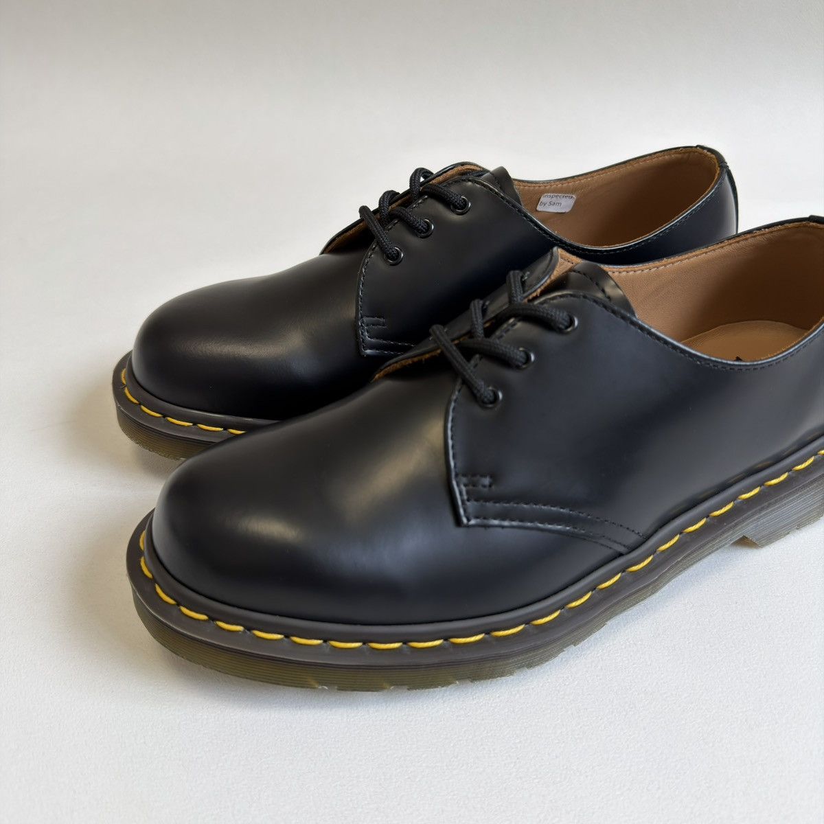 Comme des Garcons × Dr. Martens ‘MIE 1461’ Black Leather Shoes Size US 9 / EU 42 - 22 Thumbnail