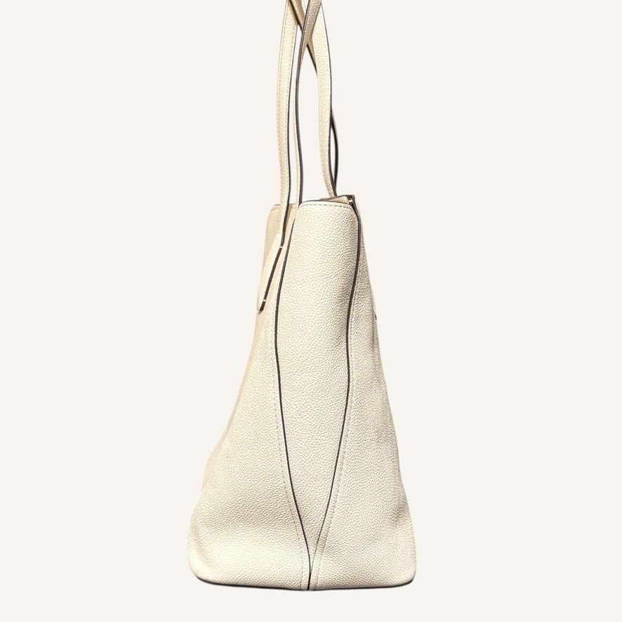 Kate Spade Kate Spade Large Margaux Leather Tote Cream Vanilla Classic Size ONE SIZE - 7 Thumbnail