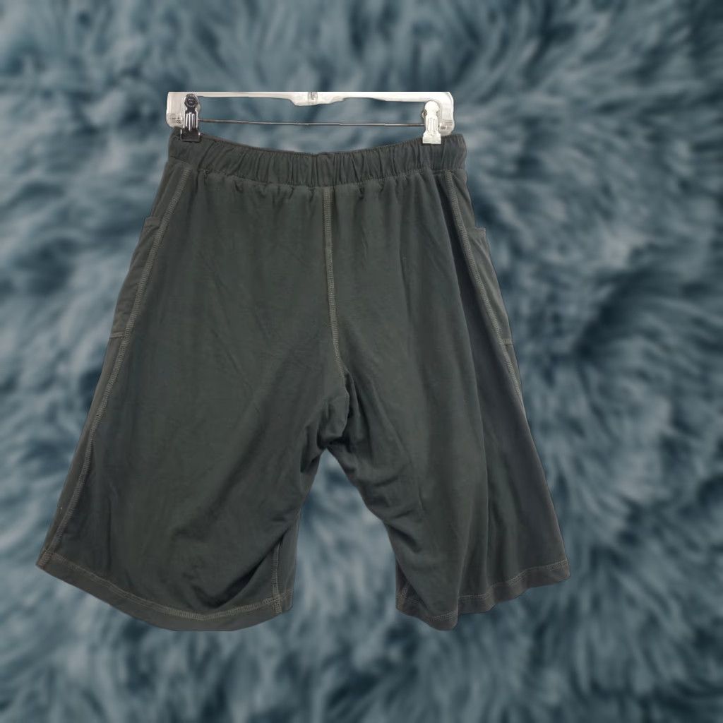Vintage Ggo Men Shorts L Green Chino Lined Outdoor Comfort Organic Clothier Large Size US 33 - 1 Thumbnail